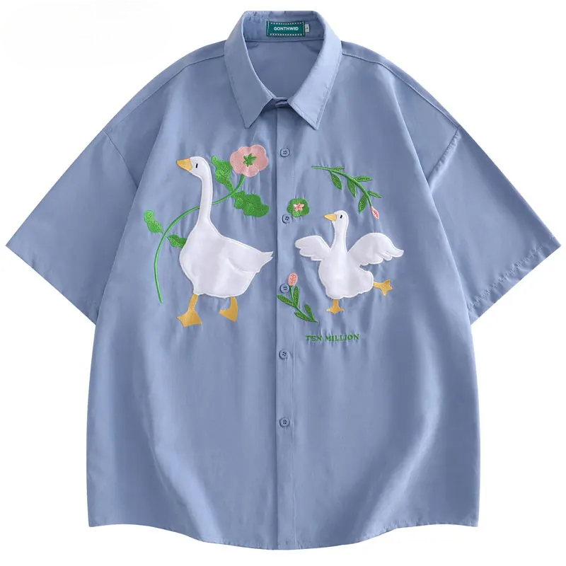 Flowered Goose Shirt