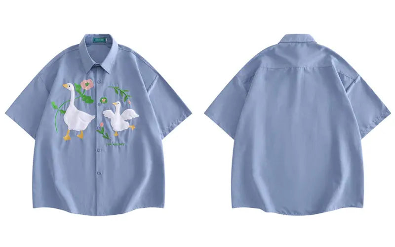 Flowered Goose Shirt