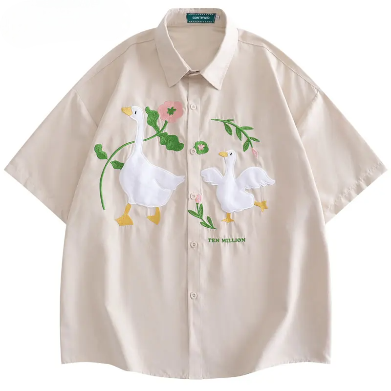 Flowered Goose Shirt